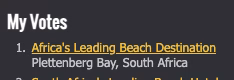Plettenberg Bay awarded top beach nomination 2025